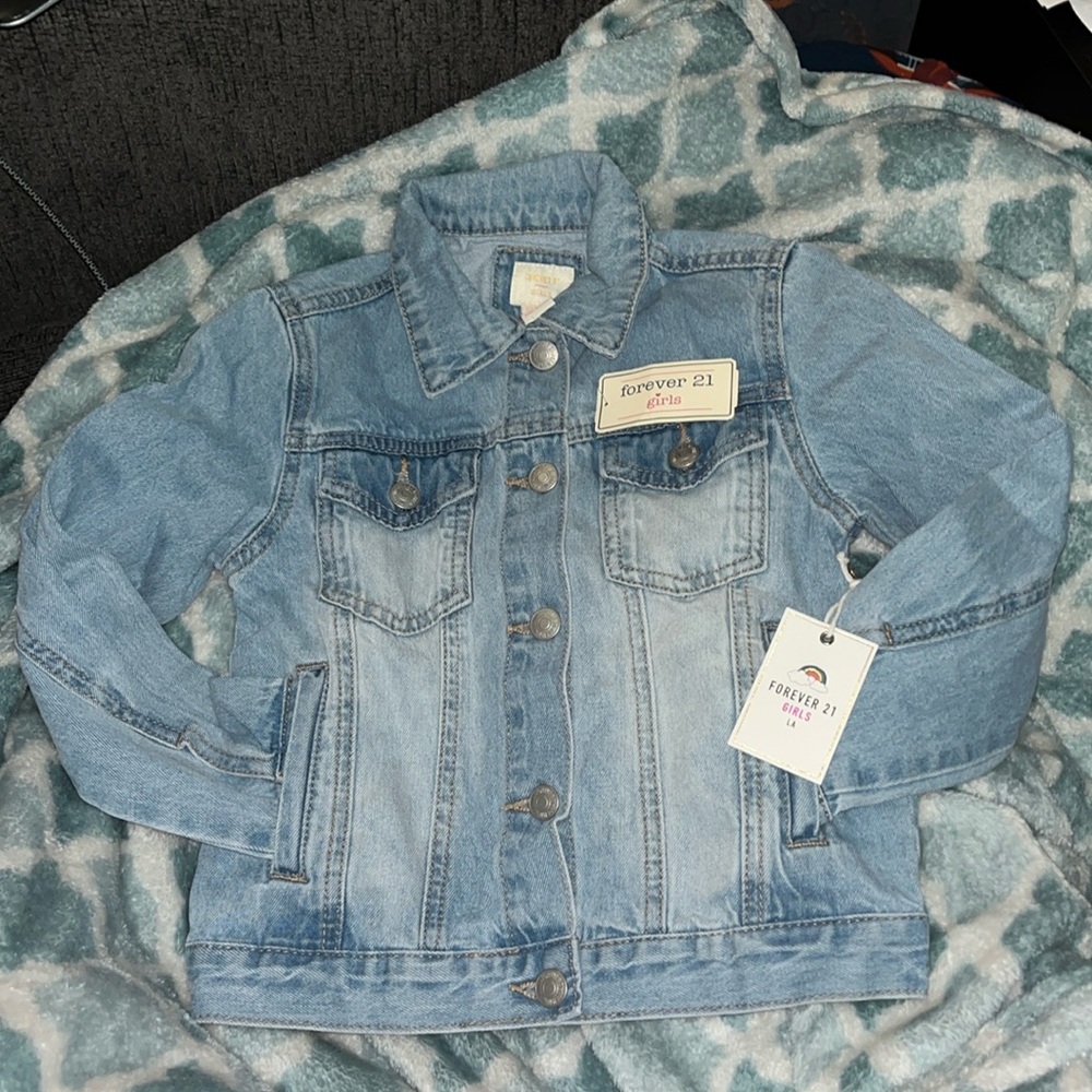 Light wash denim jacket